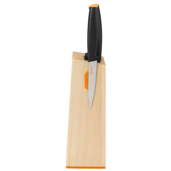 Fiskars Functional Form késblokk 5 késsel nyers fa színű (1014211) Ajándék köténnyel