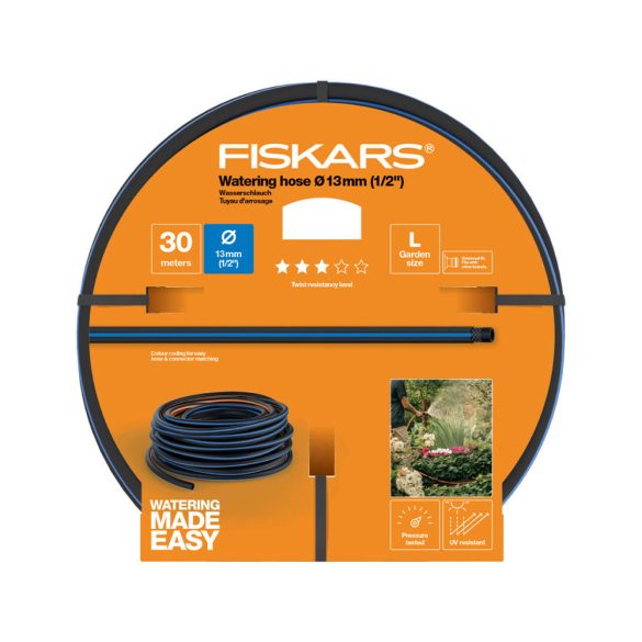 Fiskars locsolótömlő 13 mm 1/2" 30m Q3