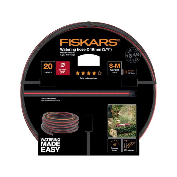 Fiskars locsolótömlő 19 mm 3/4" 20m Q4