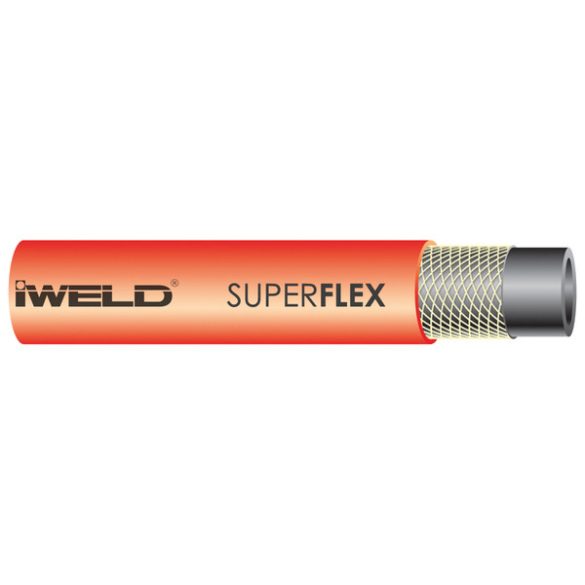 Iweld SUPERFLEX acetilén tömlő 9,0x3,5mm (50m)