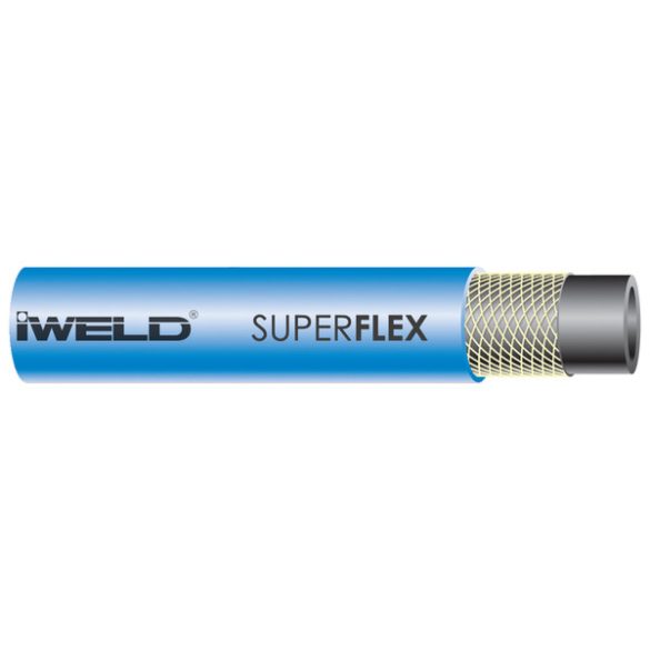 Iweld SUPERFLEX oxigén tömlő 6,3x3,5mm (50m)