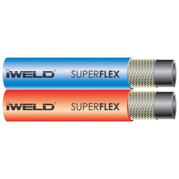 Iweld SUPERFLEX iker tömlő 9,0x6,3mm (50m)