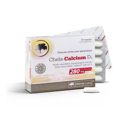   Olimp Labs Chela Calcium+D3 - Világszabadalommal védett kelátkötésű, sejtszinten szívódó Szerves kalcium.
