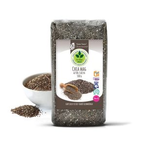 Dr. Natur étkek, Chia mag (Fekete Salvia hispanica, Azték zsálya). Tápanyagbomba! Ételsűrítésére is! 500g