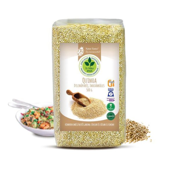 Dr. Natur étkek, Quinoa (Indiánköles). Könnyen emészthető. Édesen és sósan is finom! 500g
