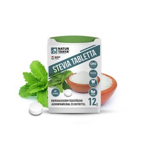 Dr. Natur étkek, Stevia tabletta (Édesfű, Jázminpakóca) Mellékíz-mentes, természetes édesítőszer.