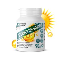   Natur Tanya Szerves D3-vitamin 4000NE növényi kapszulatokban, E-vitaminnal  