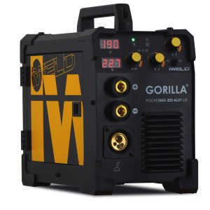 Iweld GORILLA POCKETMIG 205 ALUFLUX LIMITED E. hegesztő Inverter