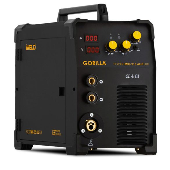 Iweld GORILLA POCKETMIG 215 ALUFLUX hegesztő inverter