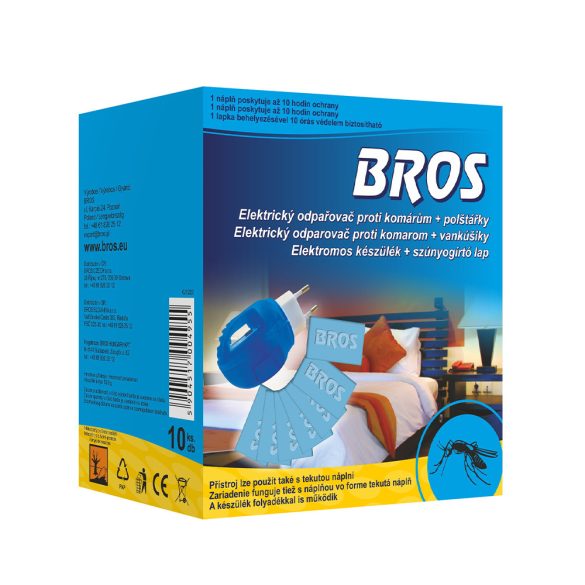 Bros Elektromos készülék és szúnyogirtó lap 12 db/karton