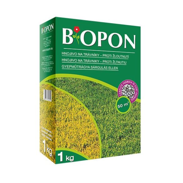 Biopon gyep sárgulás elleni növénytáp 1kg