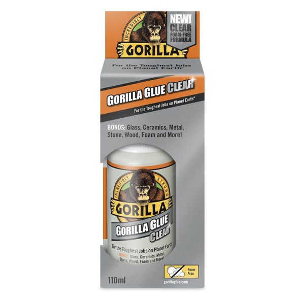 Gorilla Glue Clear kristálytiszta ragasztó 110ml 