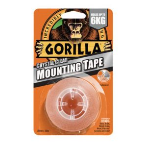 Gorilla Heavy Duty Mounting Tape kétoldalas ragasztószalag kristálytiszta 