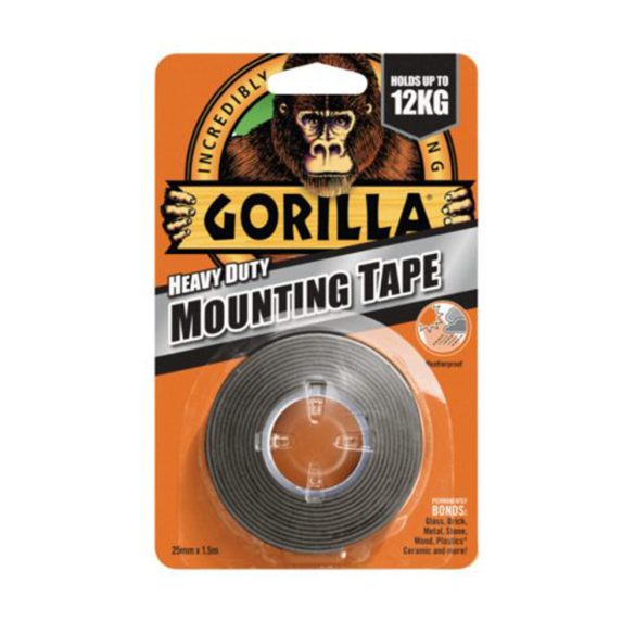 Gorilla Heavy Duty Mounting Black Tape kétoldalas ragasztószalag Fekete 