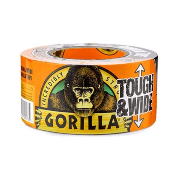 Gorilla TAPE Tough & Wide fekete ragasztószalag 73mmx27m 