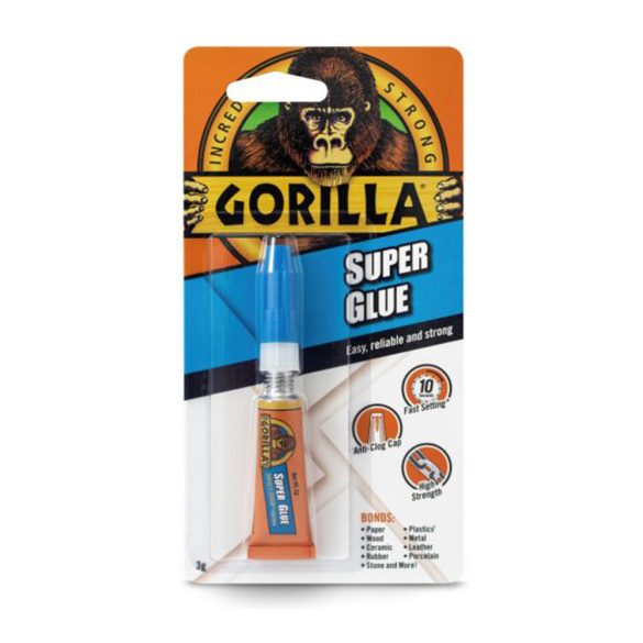 Gorilla Super Glue pillanatragasztó 1x3g 