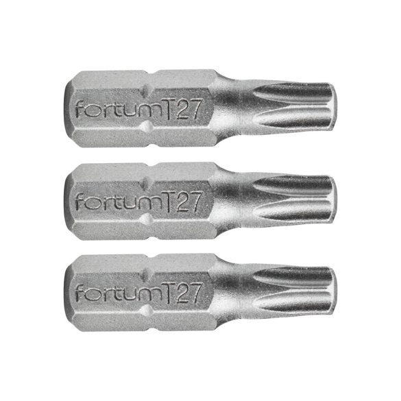 Fortum TORX behajtóhegy T25x25mm 3db/csomag