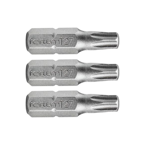 Fortum TORX behajtóhegy T27x25mm 3db/csomag