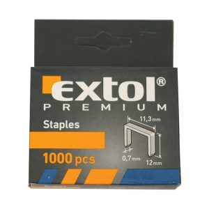 Extol tűzőgépkapocs (11,3×0,52×0,7); 12mm, 1000db