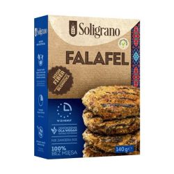   Soligrano Vegán Burger Alappor csicseriborsóból Falafel ízesítéssel 140g