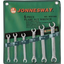 Jonnesway fékcsőkulcs 6 darabos készlet